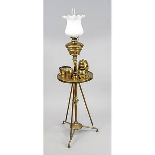 Petroleum lamp with table and sm