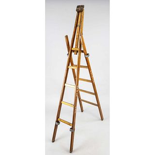 Old window cleaner ladder, mid 2