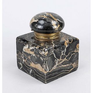 Large inkwell, late 19th c., pol