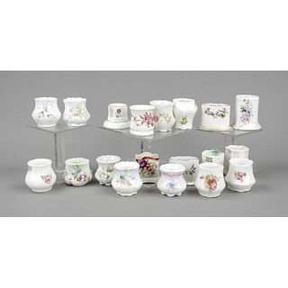 19 Porcelain matchboxes, 20th c