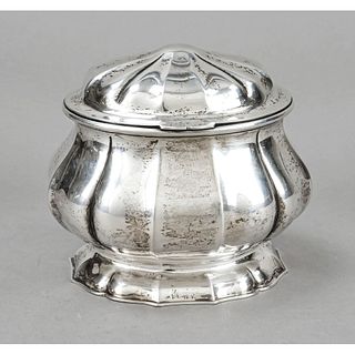 Oval lid/sugar bowl, German, 2