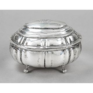 Oval lidded sugar bowl, c. 190