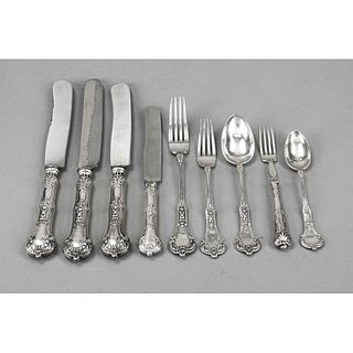 Nine pieces of cutlery, hallma