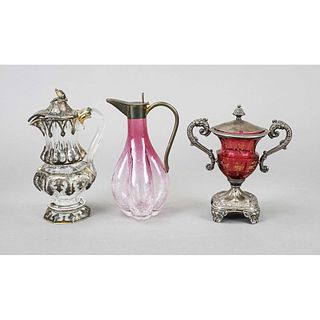Set of three pieces with mount