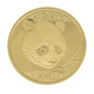 Gold coin, China, Panda, 500 Y