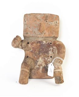 A Pre-Columbian Style Pottery Figure, Height 9 1/4 inches.