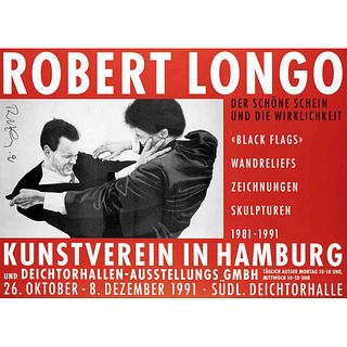 Robert Longo (*1953), signed poster