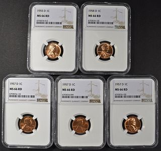 COLLECTORS LOT GRADED WHEAT CENTS