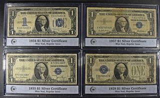1928, 34, 35, 57 SILVER CERTS