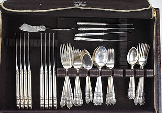 TOWLE STERLING SILVER FLATWARE (48)