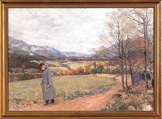 Wilhelm Gause (German, 1853-1916), oil on canvas l