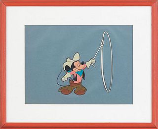 Mickey Mouse Disney cel, 8" x 11".