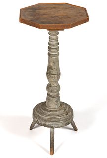 AMERICAN PAINTED PINE CANDLESTAND