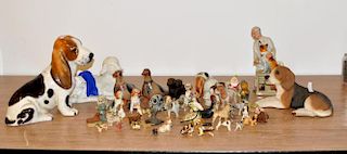 Group Of Dog & Animal Figurines