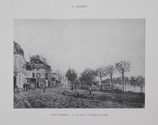 Alfred Sisley: Port-Marly-Avant L'Inondation
