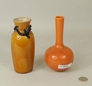 Two Chinese Porcelain Bud Vases