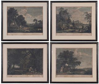 Four William Woollett Sporting Engravings