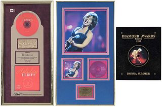 Group of Three Donna Summer Related CD Awards