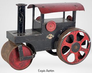 1920s Pressed Steel Steamroller Toy Steelcraft