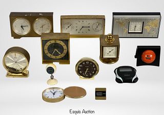 Group of Vinatge Tabletop & Novelty Clocks