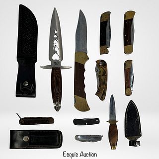 Lot of Daggers, Hunting & Pocket Knives