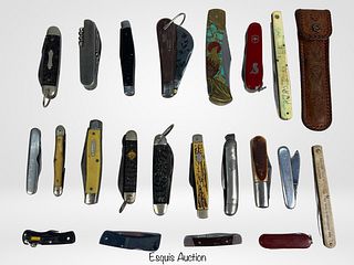 Assortment of Vintage Pocket & Folding Knives
