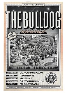The Bulldog -Amsterdam Cannabis Coffee Shop Poster