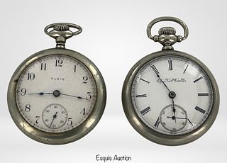 Two Antique Elgin Pocket Watches