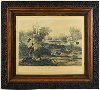 ORIGINAL HAND COLORED ENGRAVING BY  HUNT AND TURNER