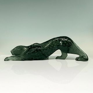 Lalique Black Crystal Zelia Panther Figure