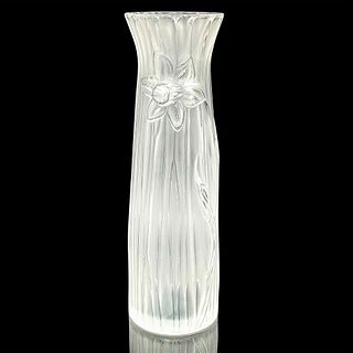 Lalique Crystal Vase, Jonquille Daffodil
