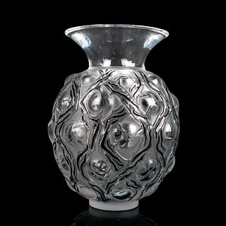 Lalique Crystal Vase, Thorns