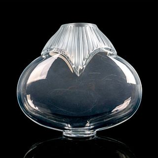 Lalique Crystal Vase, Come