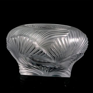 Marie-Claude Lalique (French, 1935-2003) Crystal Vase, Hutan