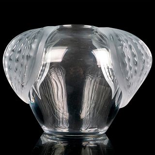 Marie-Claude Lalique (French, 1935-2003) Crystal Vase, San Diego