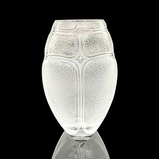 Lalique Crystal Vase, Scarab