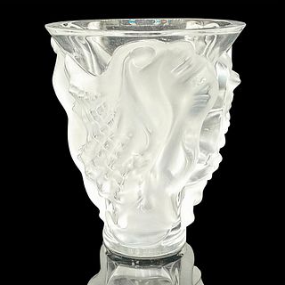 Lalique Crystal Conch Vase