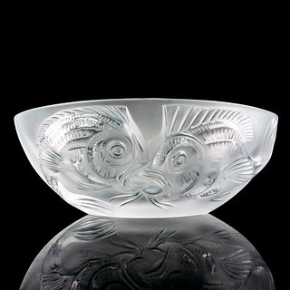 Lalique Crystal Double Fishbowl, Kuta