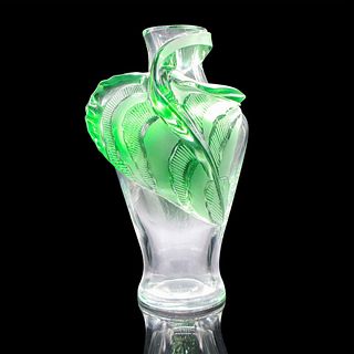 Marie-Claude Lalique (French, 1935-2003) Crystal Vase, Tenega