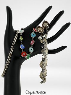 Sterling Silver Jewelry- Bracelets & Earrings