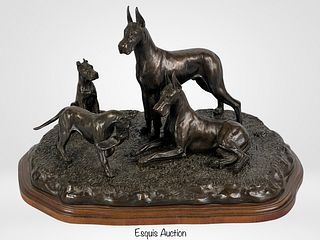 Tony Acevedo- Doberman Pincher Dog Sculpture