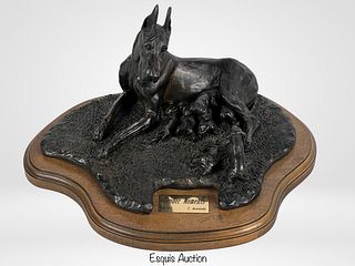 Tony Acevedo- Doberman Pincher Dog Sculpture