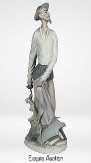 Lladro- Don Quixote Standing Up Porcelain Figurine