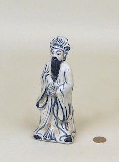 Chinese Glazed Porcelain Tomb Attendant