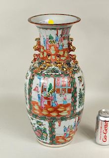 Large Chinese Rose Medallion Vase