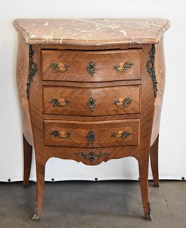FRENCH LOUIS XV BEDSIDE TABLE 