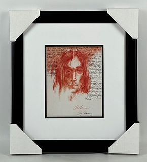 Leroy Neiman "John Lennon- Imagine 1989" Fine Art