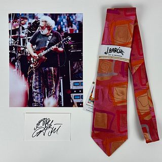 Jerry Garcia Autograph/ Signature & Garcia Tie