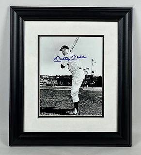 Mickey Mantle Autographed/ Signed Photograph