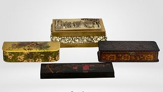 Antique & Vintage Jewelry Boxes and Cigarette Box